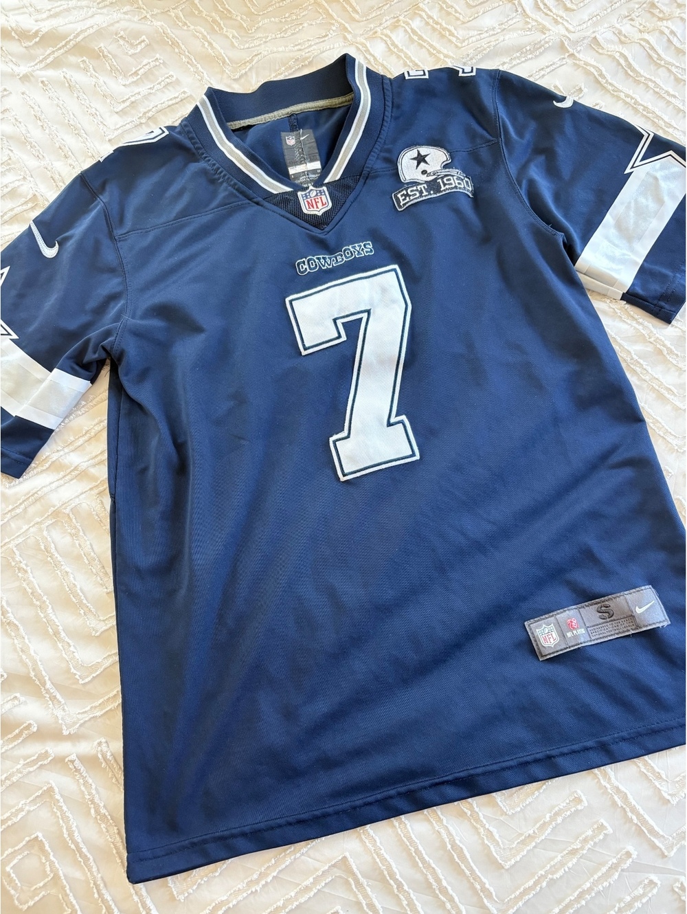 Dallas Cowboys NFL Nike #7 Diggs Football Jersey Size Small